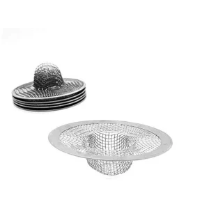 Hair Catcher Strainer Bathroom Tub Drain Hair Catcher Stainless Steel 6 Pack
