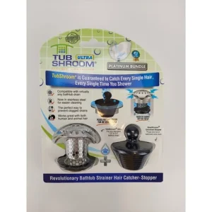 Tub SHROOM Ultra Revolutionary Stainless Steel Strainer Hair Catcher & Stopper