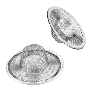 2 Pack Tub Drain Hair Catcher 2.75 Inch Shower Drain Mesh Strainer for Bathroom